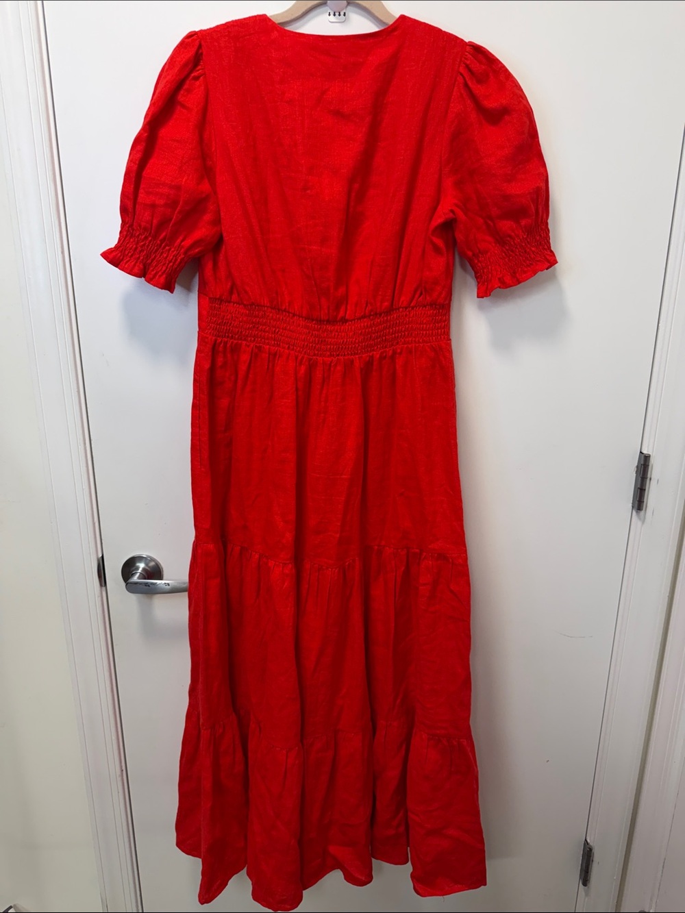 BODEN BRIGHT RED V-NECK! - Picture 5 of 13